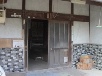 リフォーム 古民家再生工事前の玄関